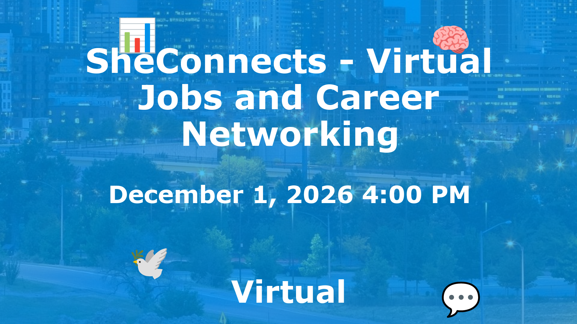 SheConnects - Virtual Jobs and Career Networking event image